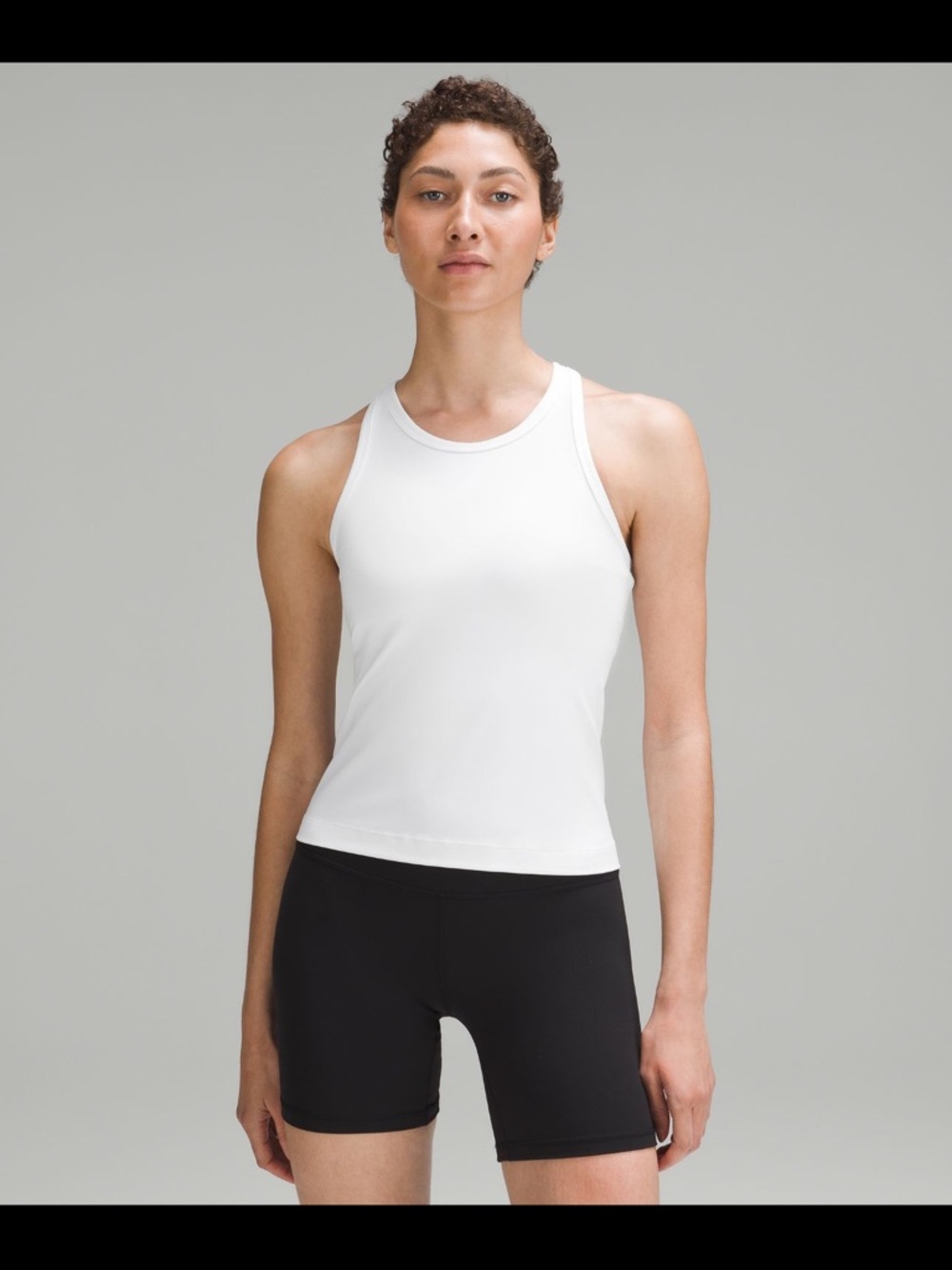 lululemon athletica White Tag with Red Logo